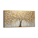 Quadro Stampa su Tela Albero Solare Gold - CupidoDesign