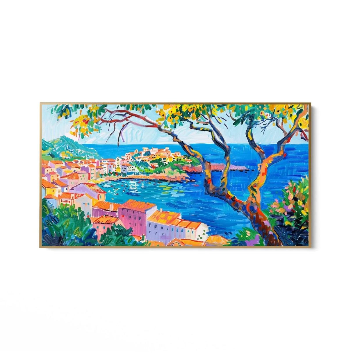 Quadro Stampa su Tela Ideale di Alghero, Sardegna, Italia - CupidoDesign