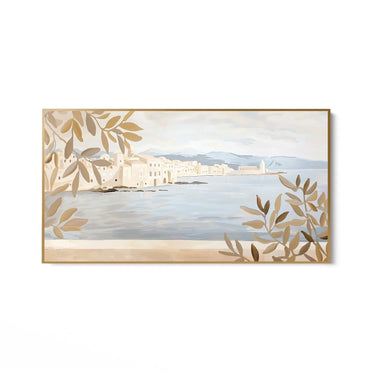 Quadro Stampa su Tela Ricordo di Alghero, Sardegna, Italia - CupidoDesign