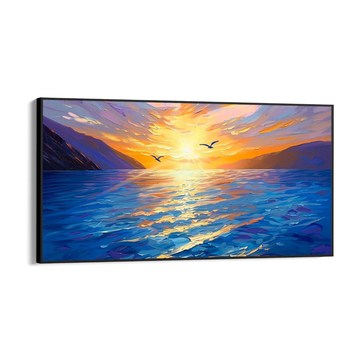 Quadro Stampa su Tela Ali al Crepuscolo - CupidoDesign