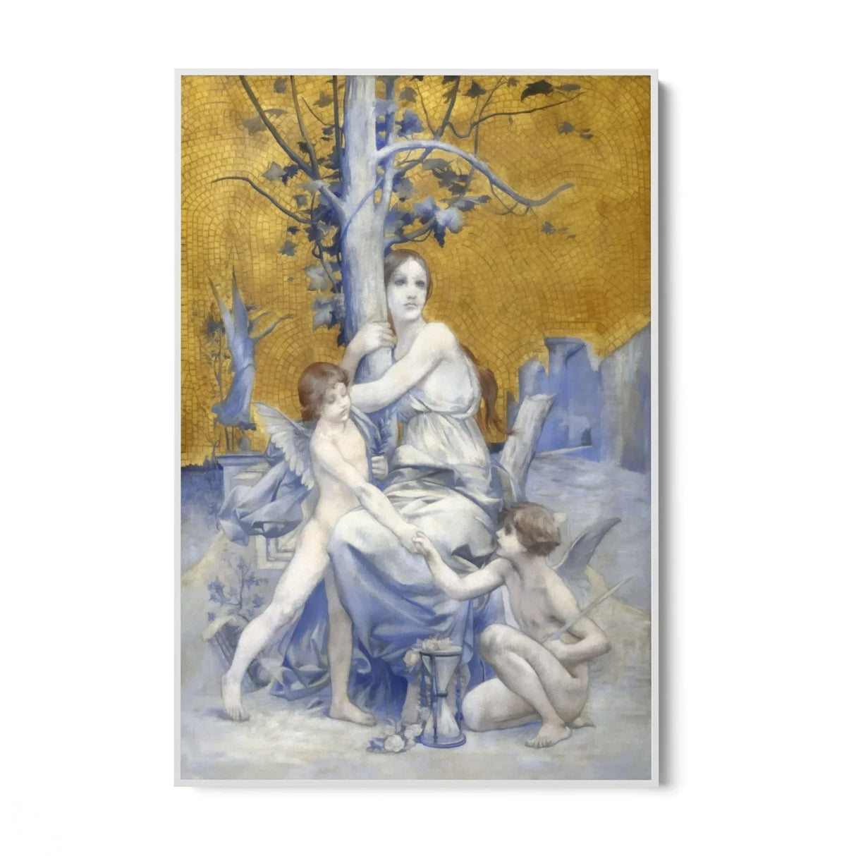 Quadro Stampa su Tela Allegoria del tempo, Luc-Olivier Merson (1896) - CupidoDesign