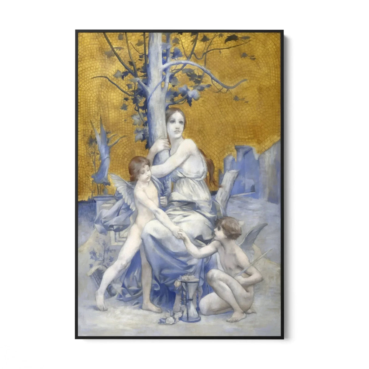 Quadro Stampa su Tela Allegoria del tempo, Luc-Olivier Merson (1896) - CupidoDesign