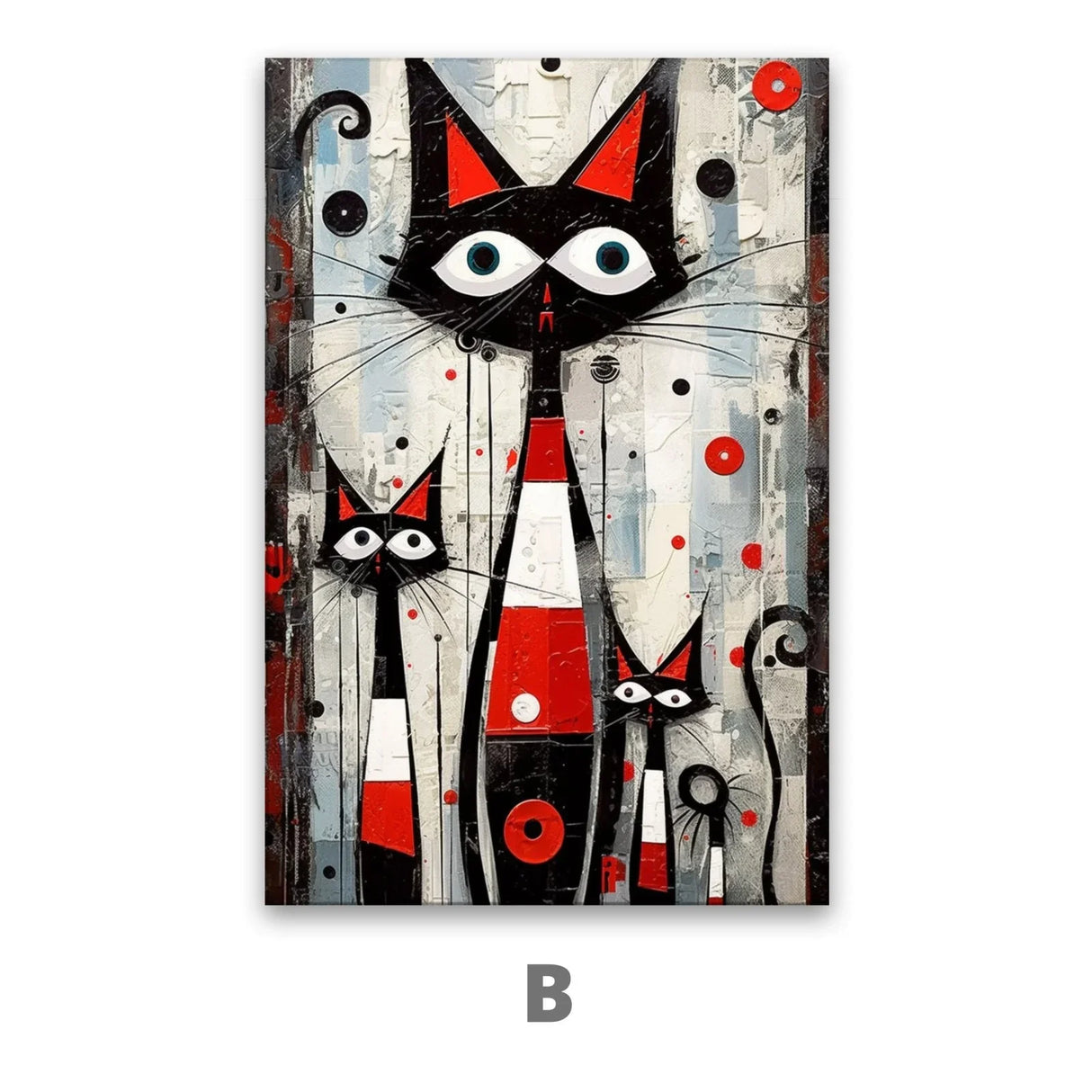 Quadro Stampa su Tela Amicizia Colorata - CupidoDesign