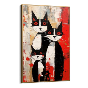 Quadro Stampa su Tela Amicizia Colorata - CupidoDesign