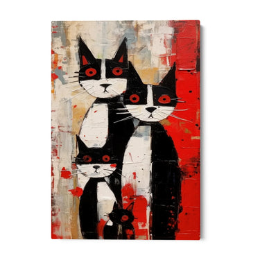 Quadro Stampa su Tela Amicizia Colorata - CupidoDesign