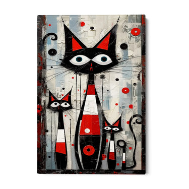 Quadro Stampa su Tela Amicizia Colorata - CupidoDesign