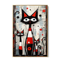 Quadro Stampa su Tela Amicizia Colorata - CupidoDesign