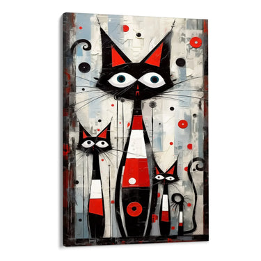 Quadro Stampa su Tela Amicizia Colorata - CupidoDesign