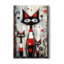 Quadro Stampa su Tela Amicizia Colorata - CupidoDesign