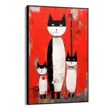 Quadro Stampa su Tela Amicizia Colorata - CupidoDesign