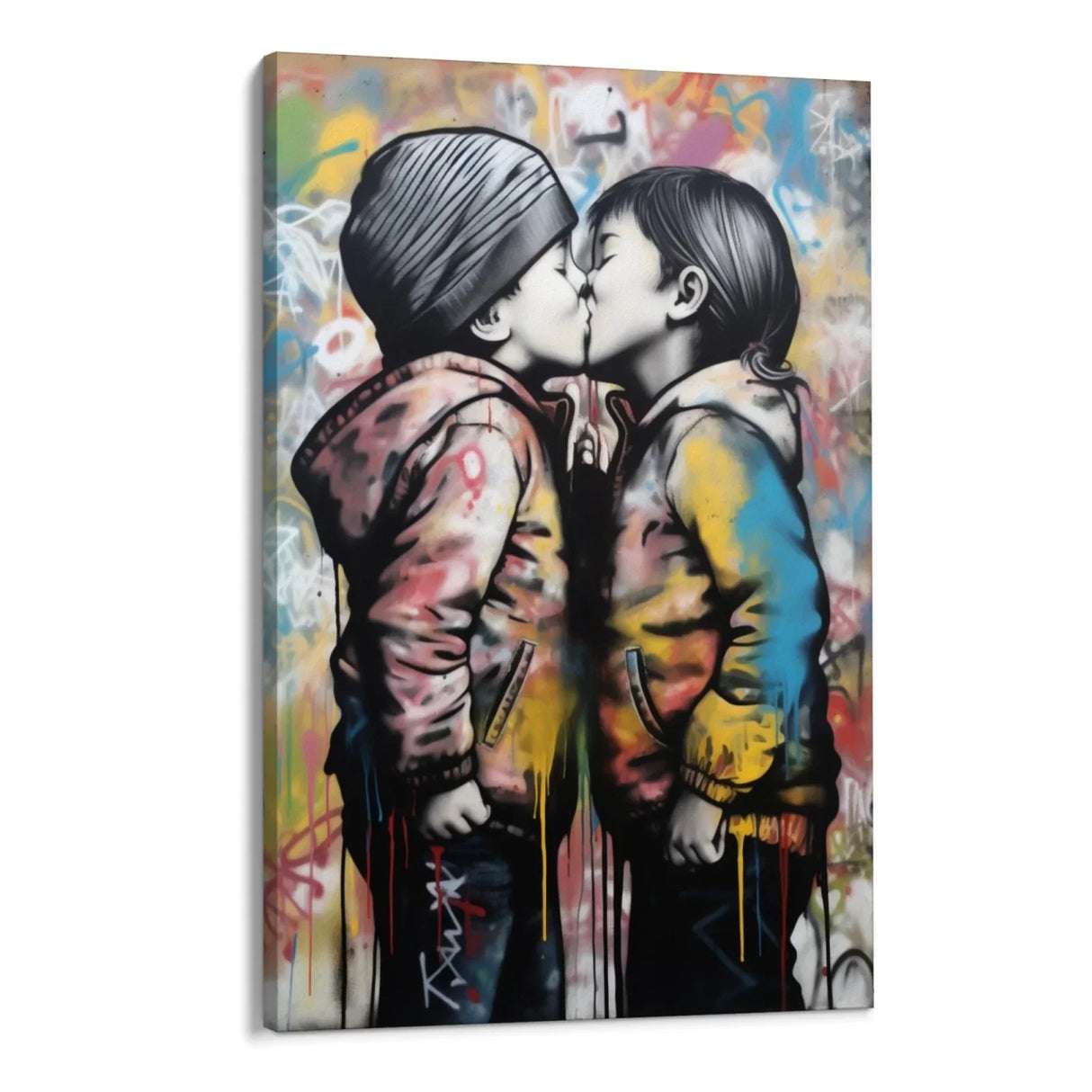 Quadro Stampa su Tela Amore Universale - CupidoDesign