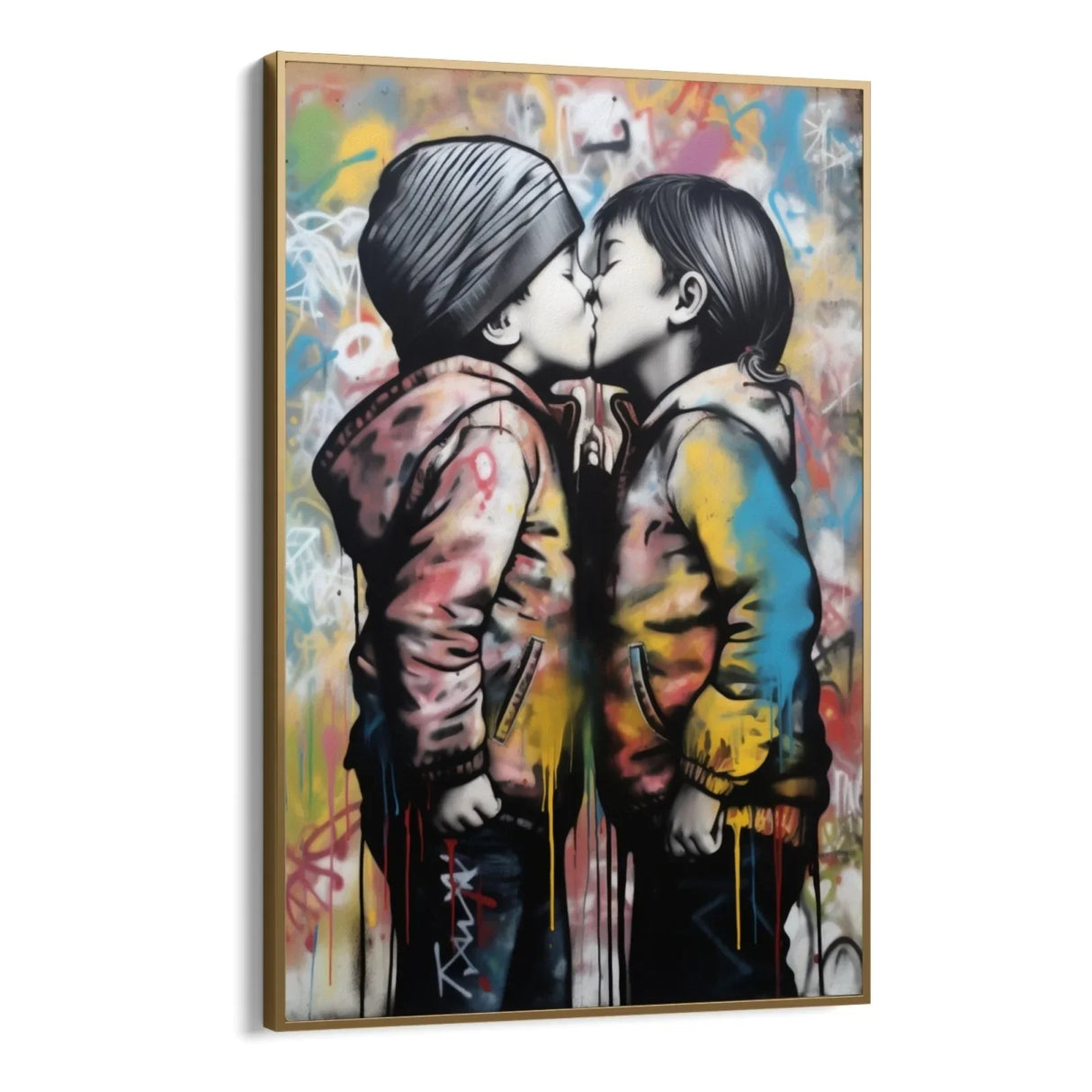 Quadro Stampa su Tela Amore Universale - CupidoDesign