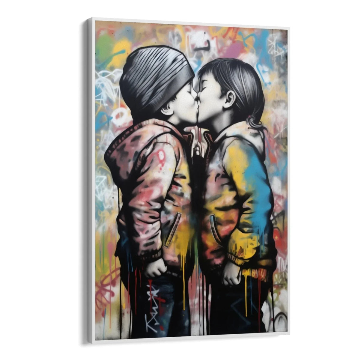 Quadro Stampa su Tela Amore Universale - CupidoDesign