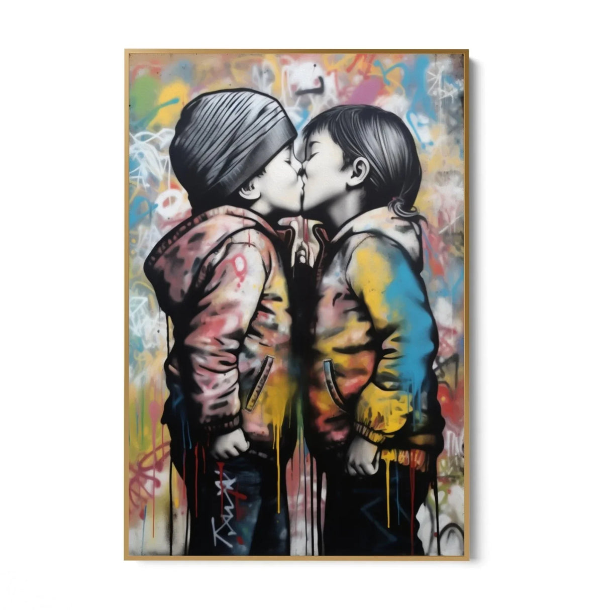 Quadro Stampa su Tela Amore Universale - CupidoDesign