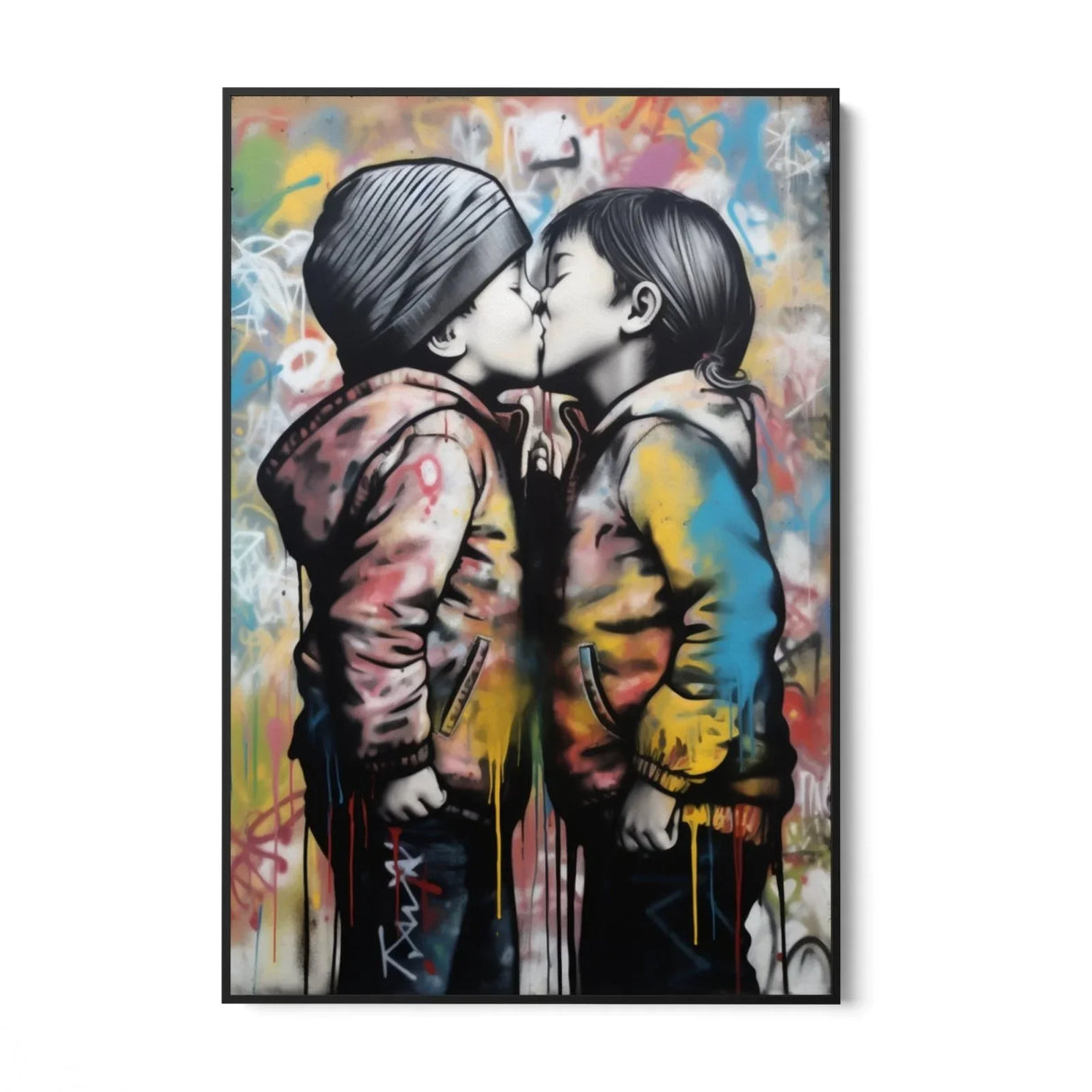 Quadro Stampa su Tela Amore Universale - CupidoDesign