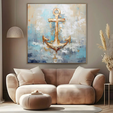 Quadro Stampa su Tela Ancora Delicata - CupidoDesign