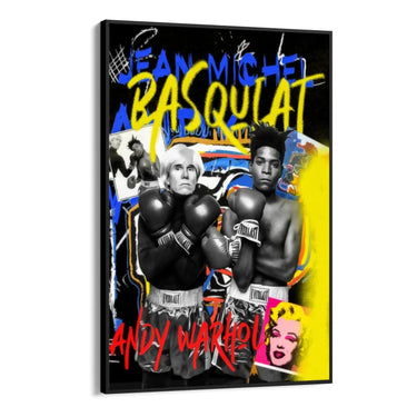 Quadro Stampa su Tela Andy Warhol Jean Michel Basquiat - CupidoDesign