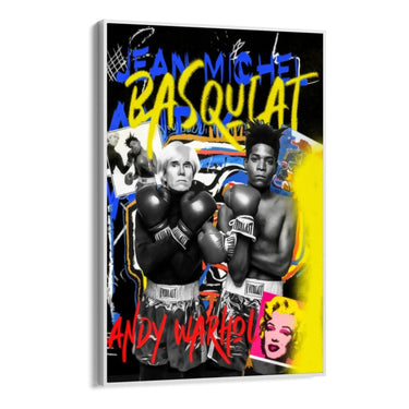 Quadro Stampa su Tela Andy Warhol Jean Michel Basquiat - CupidoDesign