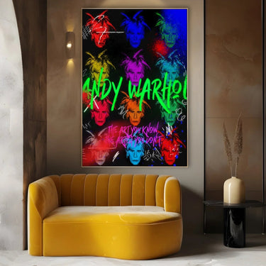 Quadro Stampa su Tela Andy Warhol Self Portraits - CupidoDesign