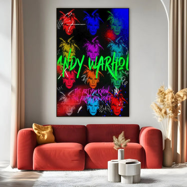 Quadro Stampa su Tela Andy Warhol Self Portraits - CupidoDesign
