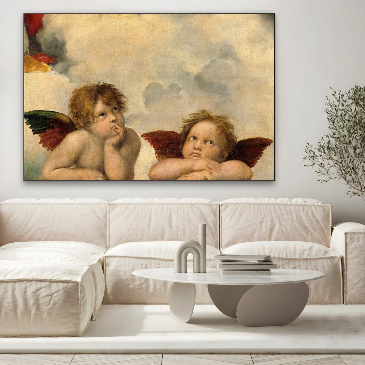 Quadro Stampa su Tela Angeli, Raffaello Sanzio - CupidoDesign