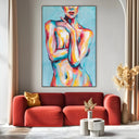 Quadro Stampa su Tela Anima Viola - CupidoDesign