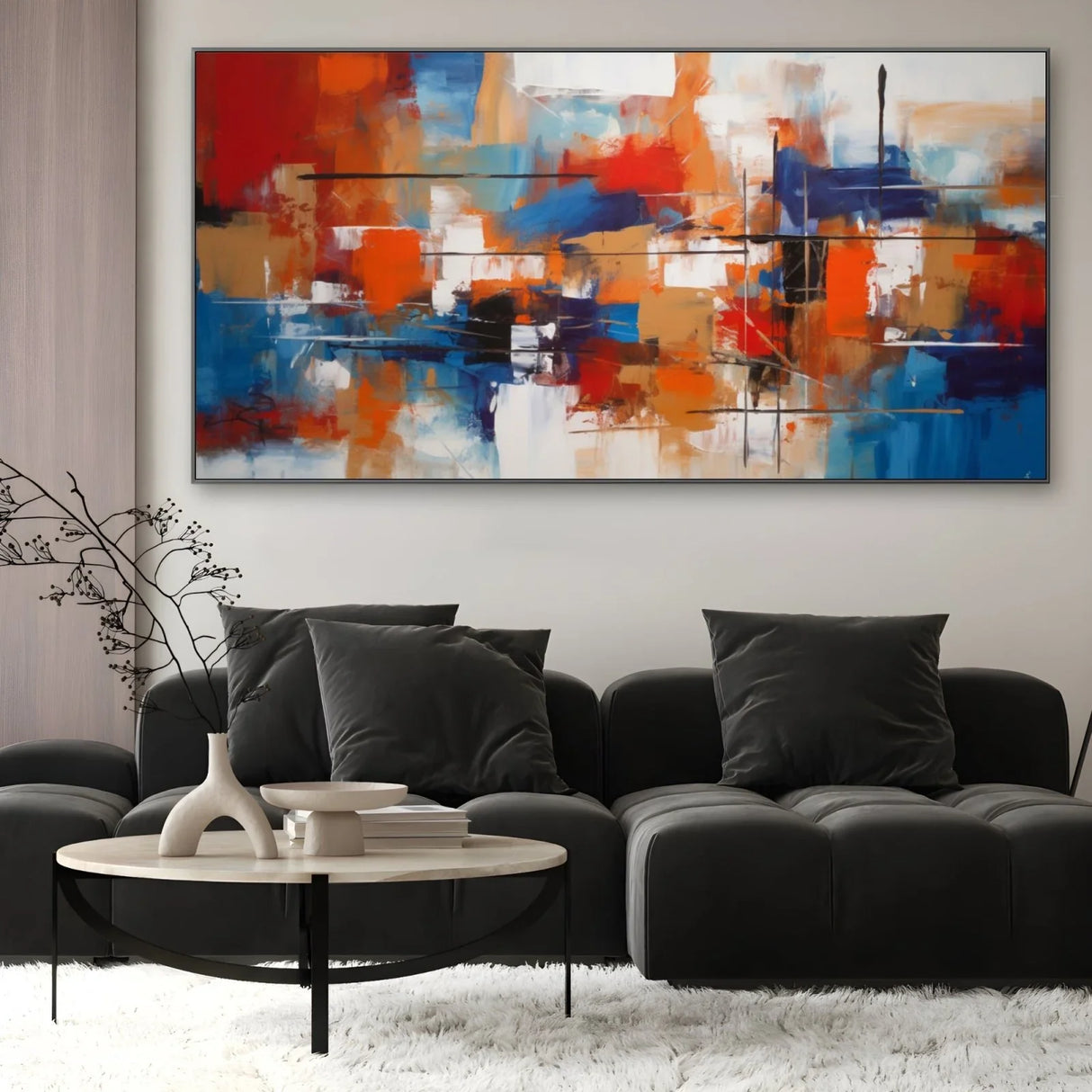 Quadro Stampa su Tela Arancio Lussuoso - CupidoDesign