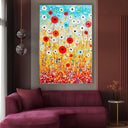 Quadro Stampa su Tela Arcobaleno Fiorito - CupidoDesign