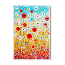 Quadro Stampa su Tela Arcobaleno Fiorito - CupidoDesign