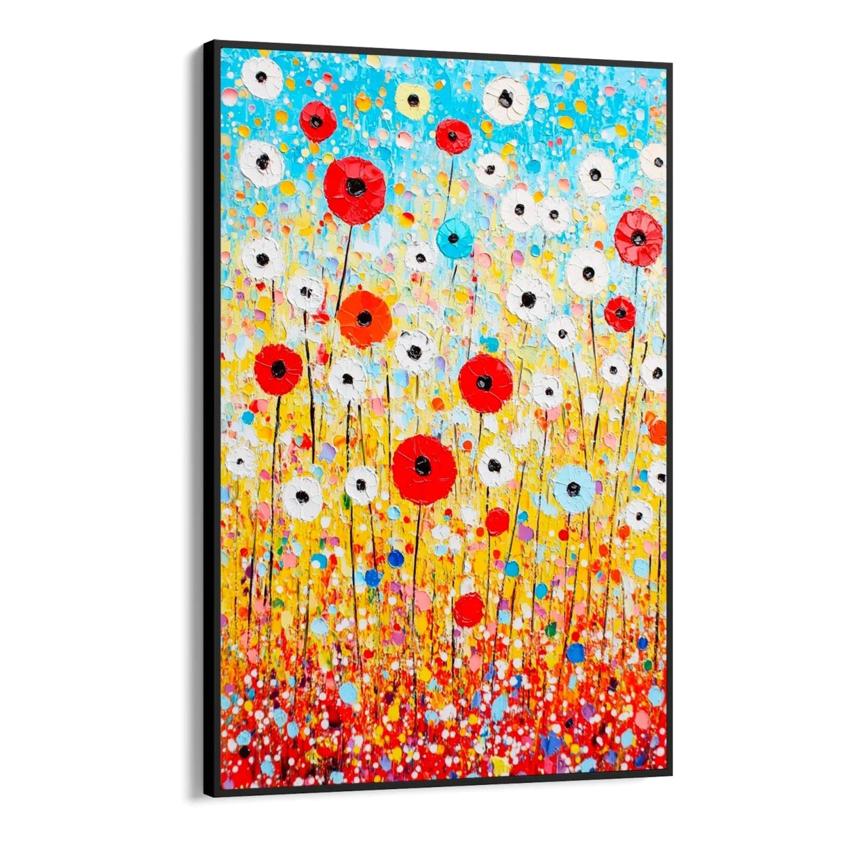 Quadro Stampa su Tela Arcobaleno Fiorito - CupidoDesign