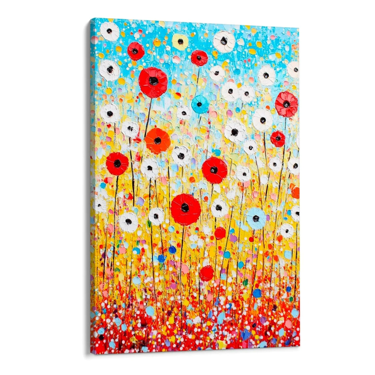 Quadro Stampa su Tela Arcobaleno Fiorito - CupidoDesign