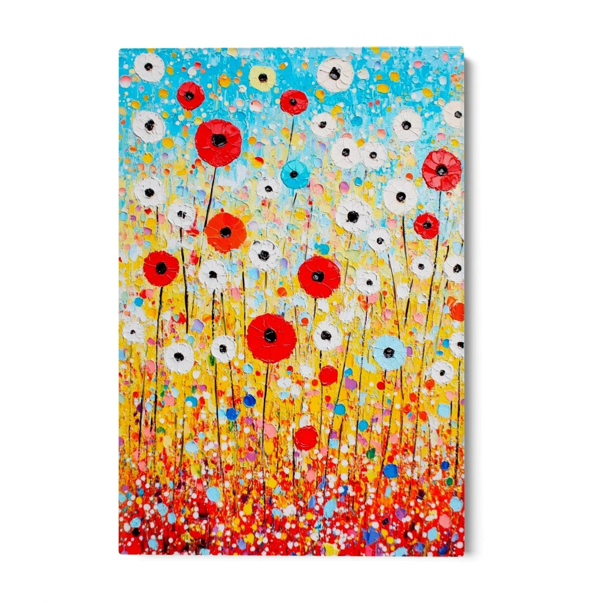 Quadro Stampa su Tela Arcobaleno Fiorito - CupidoDesign