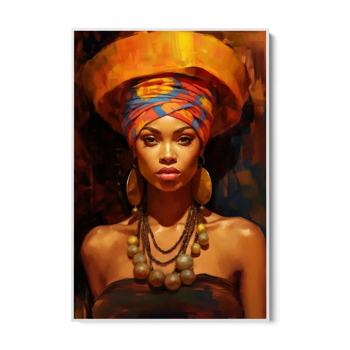Quadro Stampa su Tela Armonia Africana - CupidoDesign