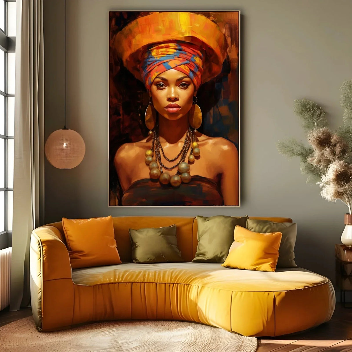 Quadro Stampa su Tela Armonia Africana - CupidoDesign