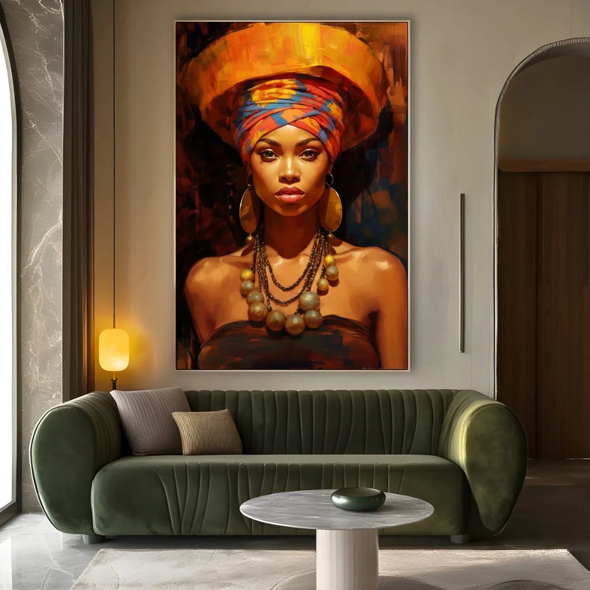 Quadro Stampa su Tela Armonia Africana - CupidoDesign