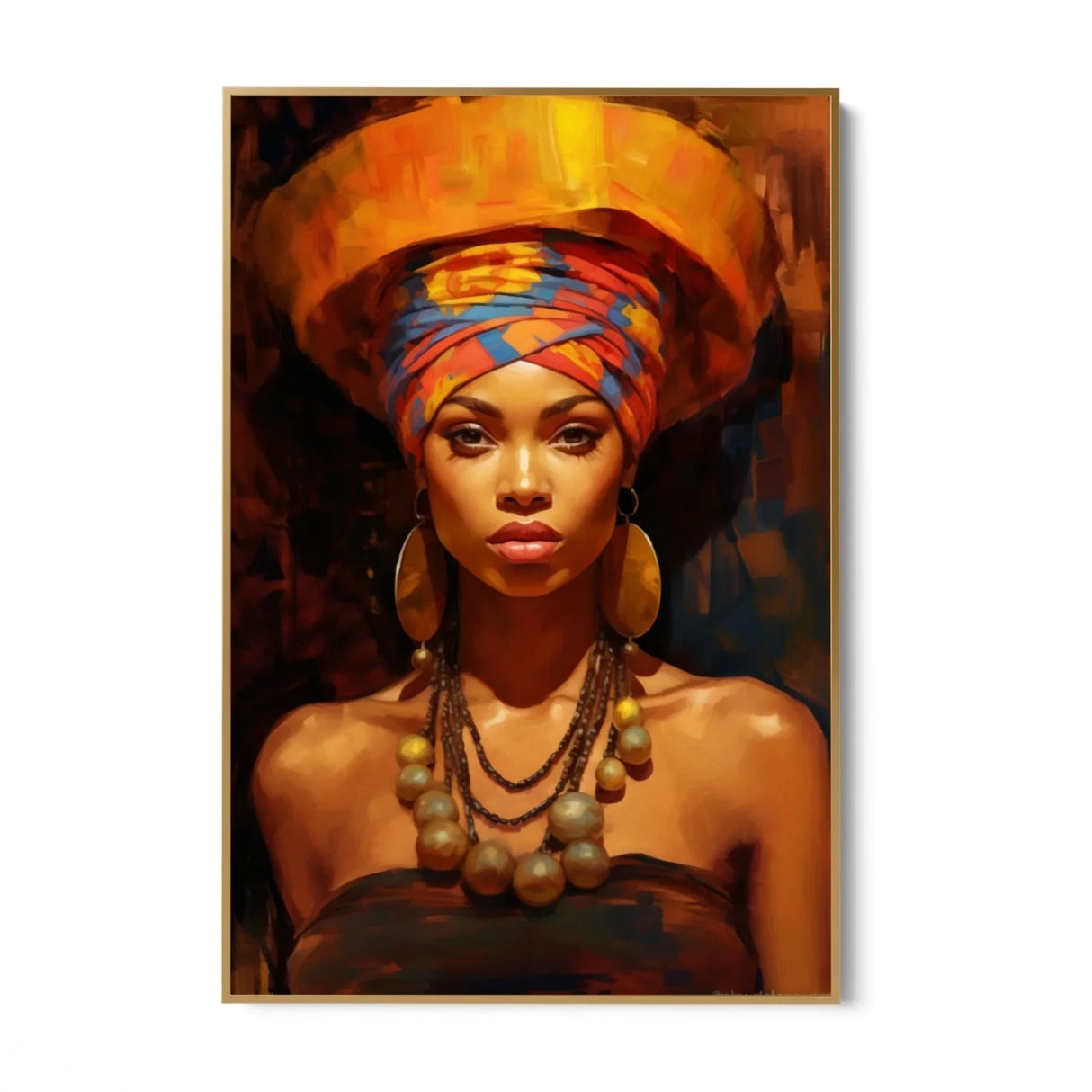 Quadro Stampa su Tela Armonia Africana - CupidoDesign