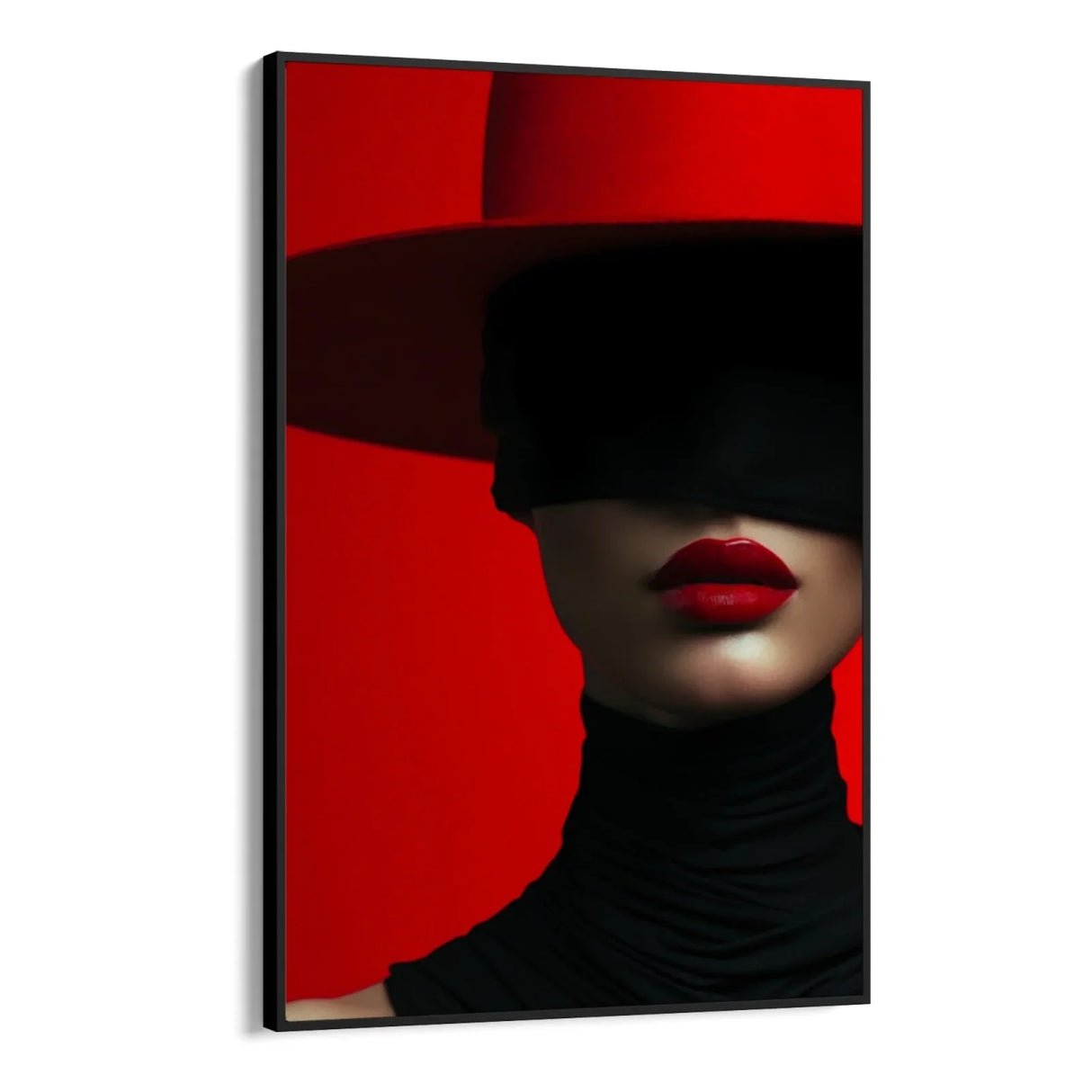 Quadro Stampa su Tela Armonia di Rosso - CupidoDesign