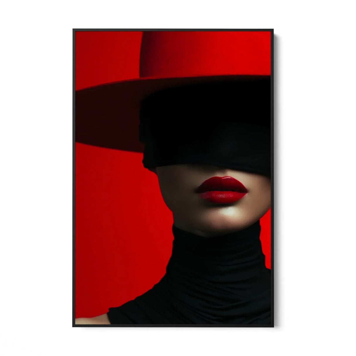 Quadro Stampa su Tela Armonia di Rosso - CupidoDesign