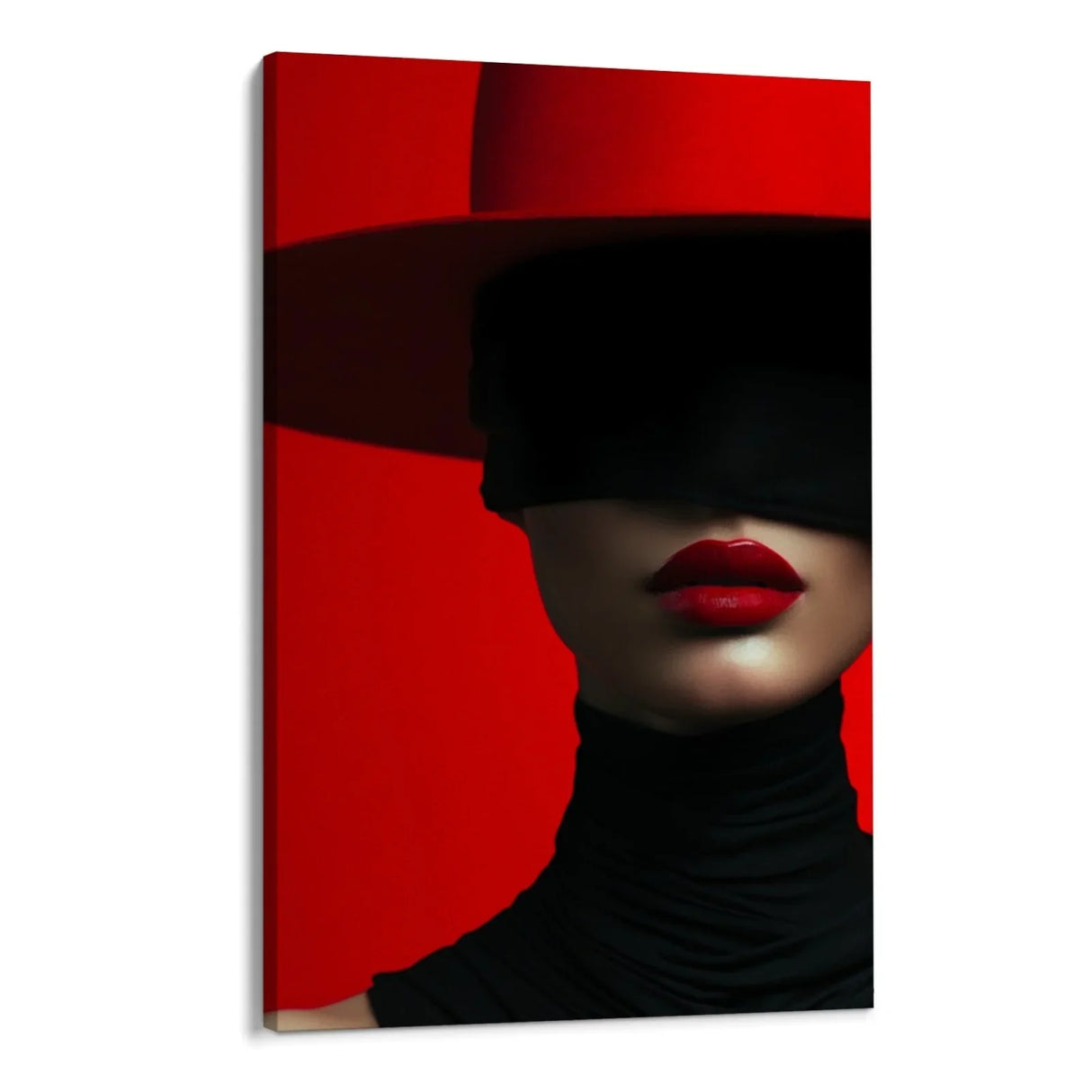 Quadro Stampa su Tela Armonia di Rosso - CupidoDesign