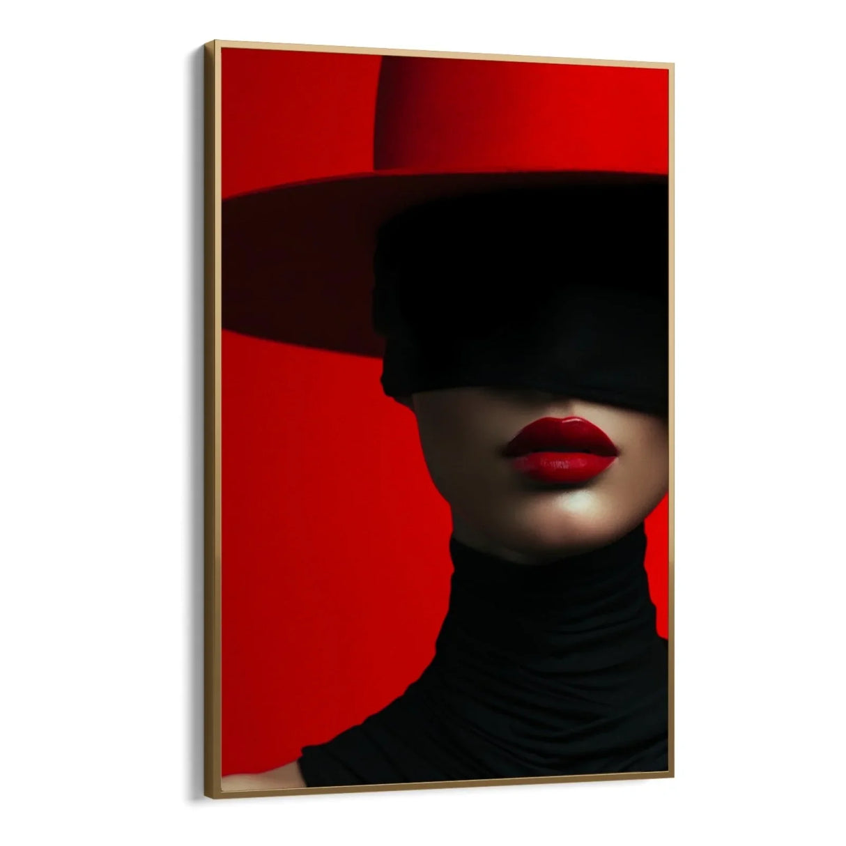 Quadro Stampa su Tela Armonia di Rosso - CupidoDesign