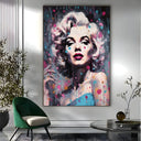 Quadro Stampa su Tela Armonia di tonalità 60x90cm - CupidoDesign