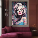Quadro Stampa su Tela Armonia di tonalità 60x90cm - CupidoDesign