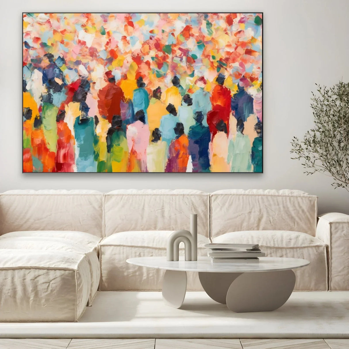 Quadro Stampa su Tela Armonia Distinta - CupidoDesign