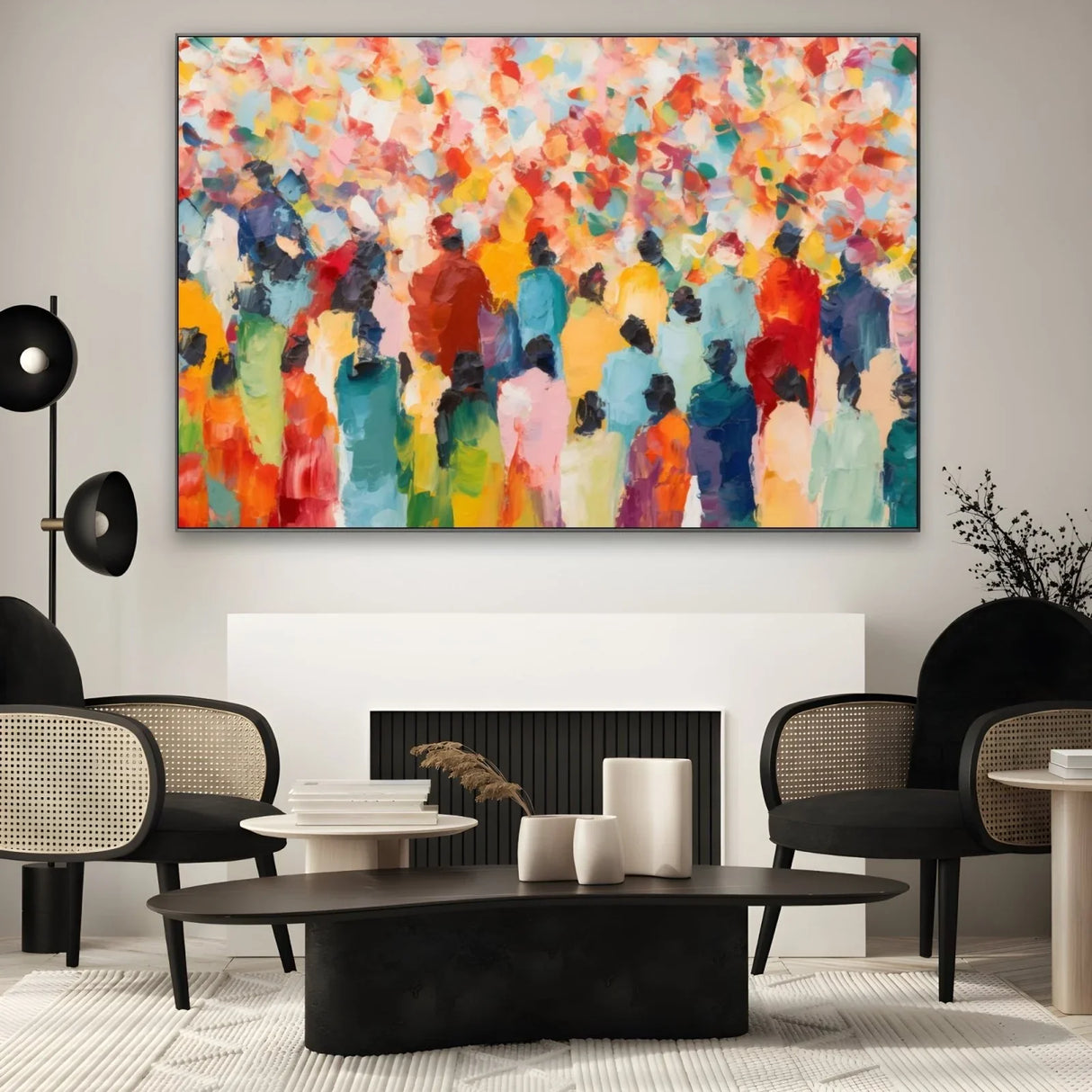 Quadro Stampa su Tela Armonia Distinta - CupidoDesign