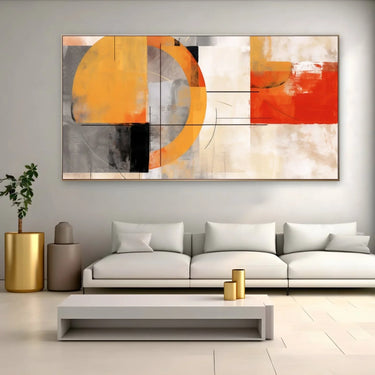Quadro Stampa su Tela Armonia distorta - CupidoDesign
