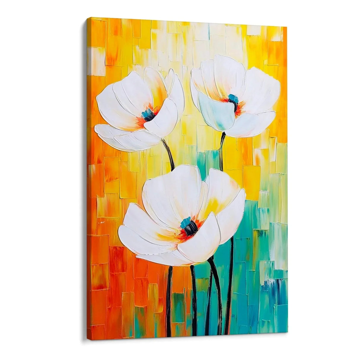 Quadro Stampa su Tela Armonia Floreale - CupidoDesign