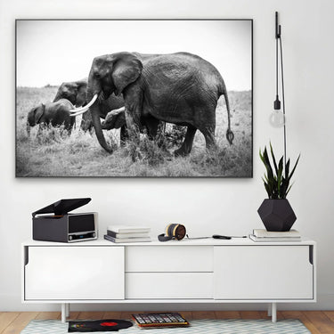 Quadro Stampa su Tela Armonia Grigia - CupidoDesign