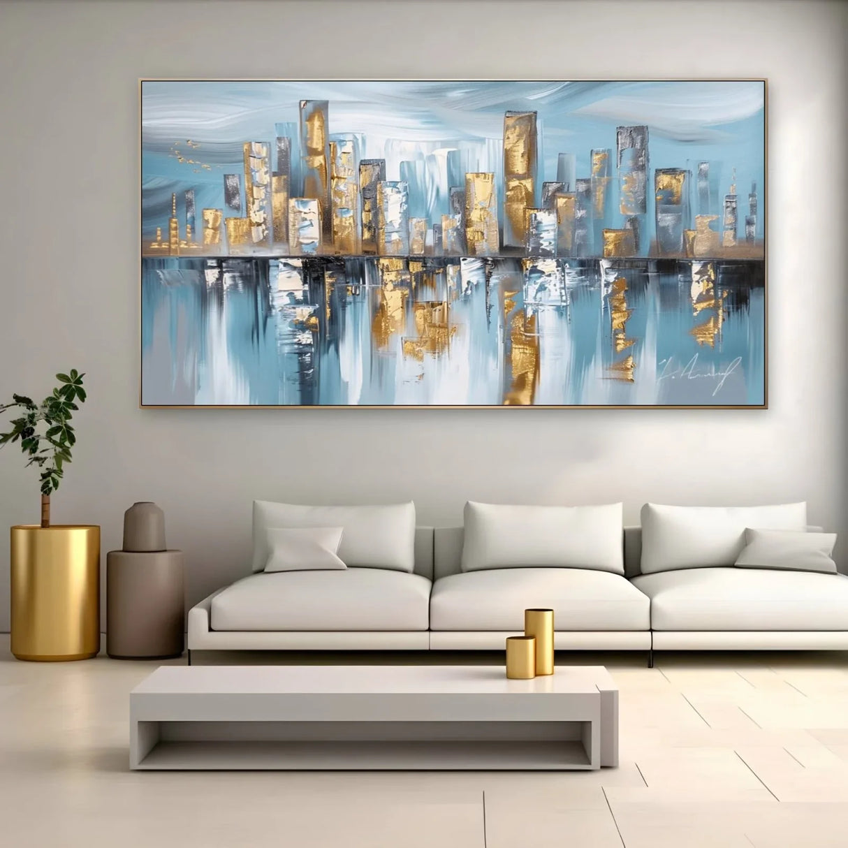 Quadro Stampa su Tela Armonia Urbana - CupidoDesign