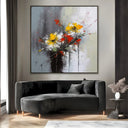 Quadro Stampa su Tela Arrivo della primavera 70x70cm - CupidoDesign