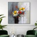 Quadro Stampa su Tela Arrivo della primavera 70x70cm - CupidoDesign
